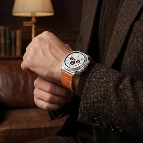 CrazyGrass Leather Band Compatible with Galaxy Watch Ultra 47mm | Magnetic Clasp, Genuine Leather thumbnail 3