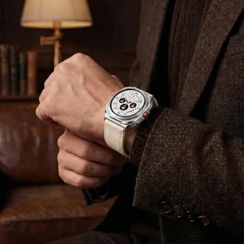 CrazyGrass Leather Band Compatible with Galaxy Watch Ultra 47mm | Genuine Leather with Magnetic Clasp thumbnail 3