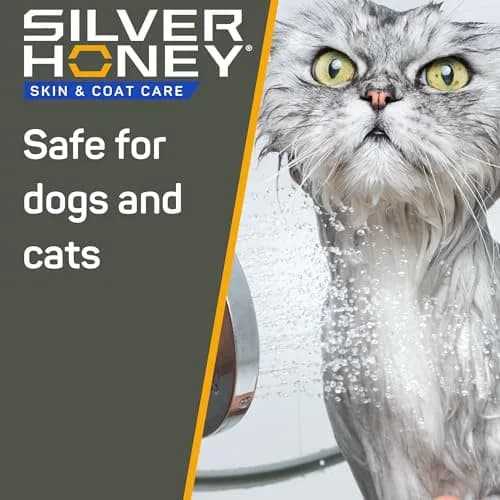 Silver Honey Skin & Coat Care Nourish & Soothe Shampoo 16 fl oz | Gentle, pH-Balanced, Odor Neutralizer for Dogs & Cats thumbnail 3