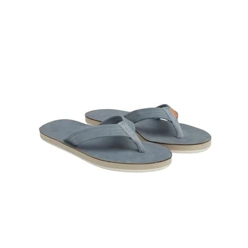 Hari Mari Fields Men's Nubuck Leather Flip Flops Size 13 | No Break Ins, Firm Arch Support, Soft EVA Midsole thumbnail 1