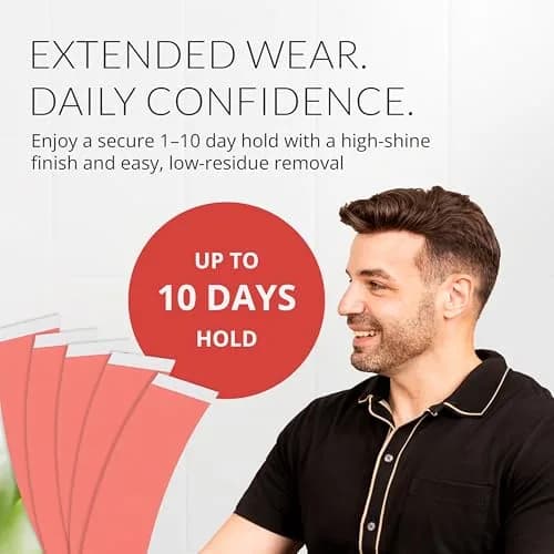 Walker Tape Sensi-Tak C Contour 1000 Pieces for Wig Installs, Lace Systems, Toupee Applications, Hair Tape Prep and Adhesive Strips Use Offering Extended Wear Hold, Low Residue Removal, Skin-Safe thumbnail 7