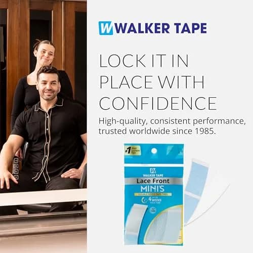 Walker Tape Hypoallergenic Bonding Adhesive Support Tape Minis, 72 pcs | No-Shine, Discreet, 2–3 Week Hold thumbnail 8