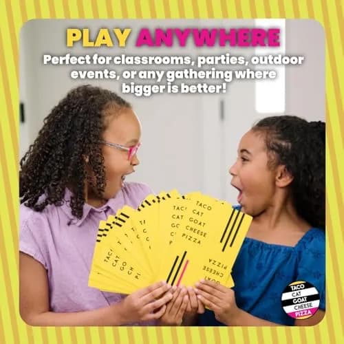 Taco Cat Goat Cheese Pizza Ridiculously Large Edition Card Game | Oversized 8.5" x 6" Cards | 2-8 Players thumbnail 6