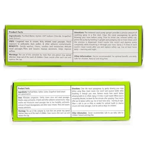 Xlear Xylitol Nasal Spray Regular and Travel Size Bundle (Pack of 2) | Moisturizes & Cleanses Sinus Passages thumbnail 4