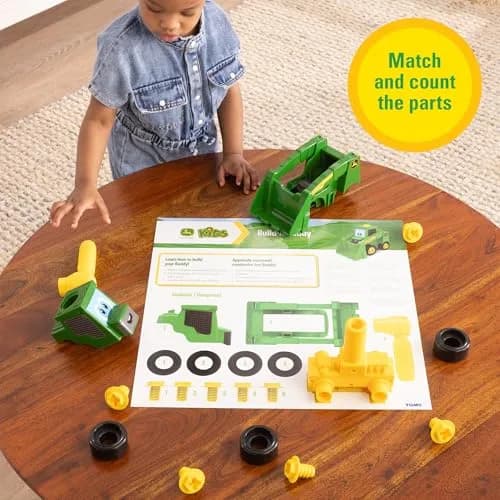 John Deere Build-A-Buddy Skid Steer Toy 17.14 cm (6.75 in) | Take-Apart Toy with Ratchet for Kids 18 Months+ thumbnail 5