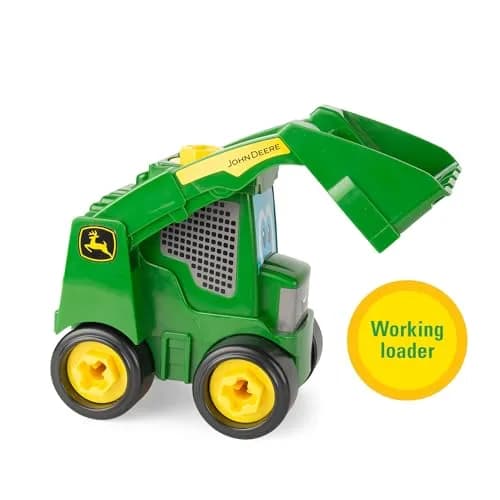 John Deere Build-A-Buddy Skid Steer Toy 17.14 cm (6.75 in) | Take-Apart Toy with Ratchet for Kids 18 Months+ thumbnail 6