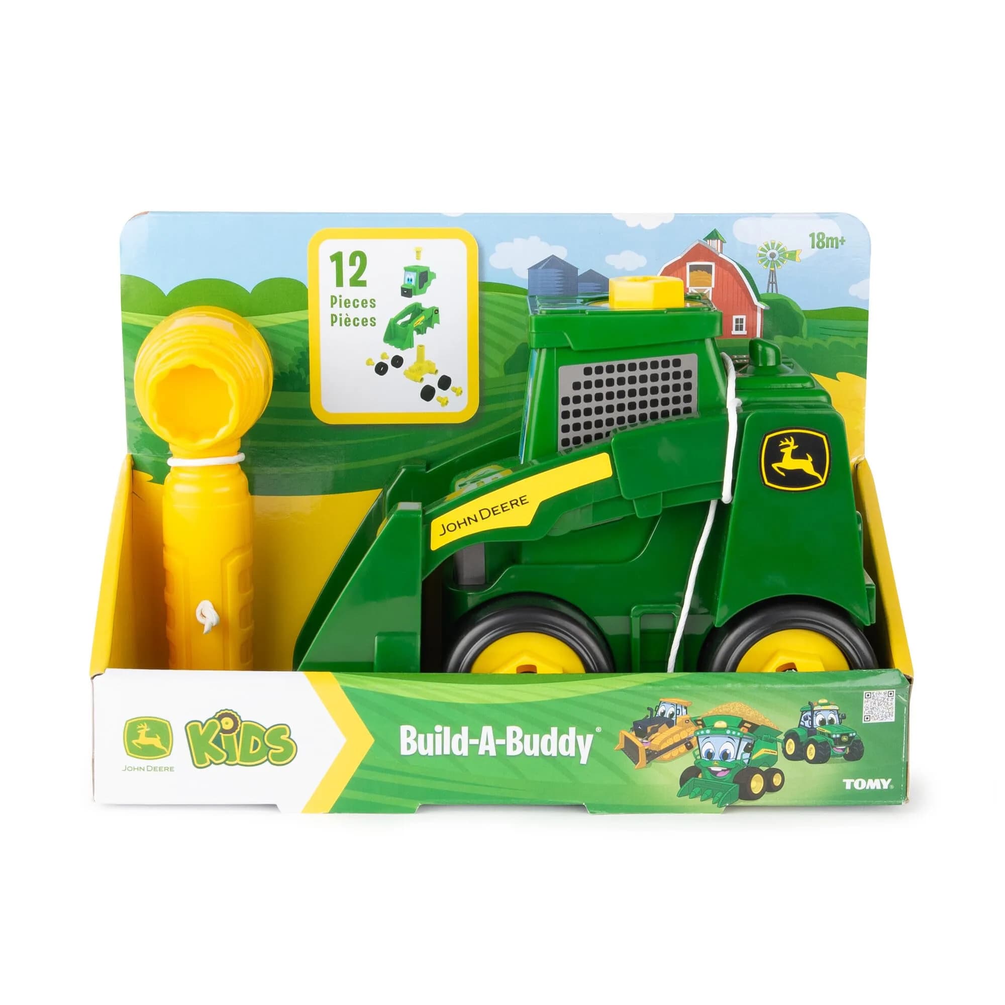John Deere Build-A-Buddy Skid Steer Toy 17.14 cm (6.75 in) | Take-Apart Toy with Ratchet for Kids 18 Months+ - view 8