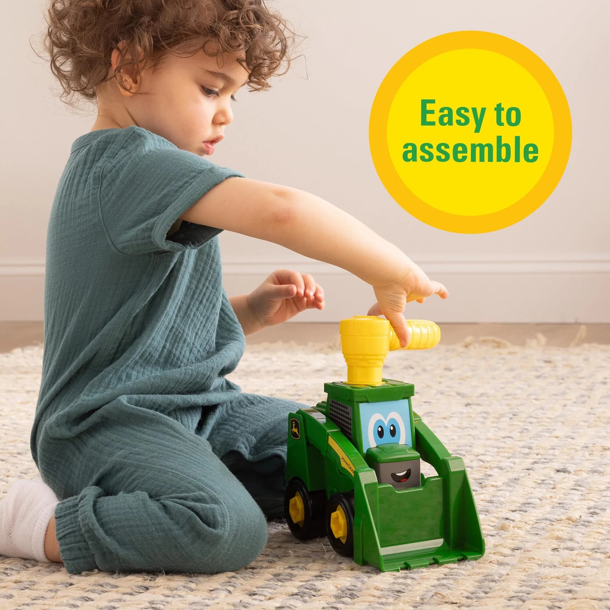 John Deere Build-A-Buddy Skid Steer Toy 17.14 cm (6.75 in) | Take-Apart Toy with Ratchet for Kids 18 Months+ - view 3