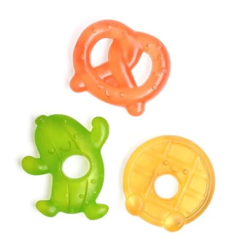 Itzy Ritzy Silly Foods Water-Filled Teethers Set of 3 | BPA-Free, Chilled Relief for Gums thumbnail 1