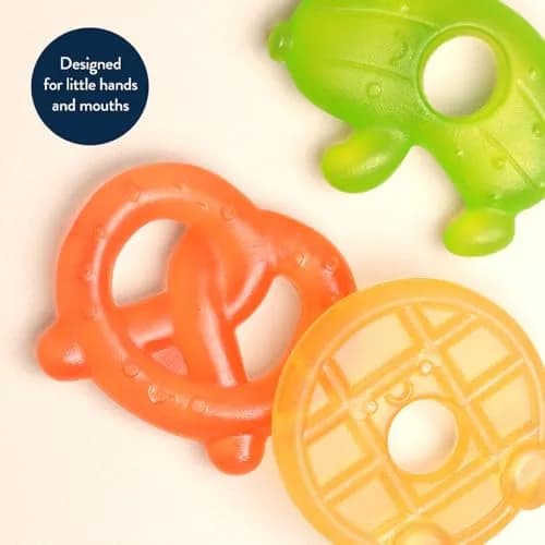 Itzy Ritzy Silly Foods Water-Filled Teethers Set of 3 | BPA-Free, Chilled Relief for Gums thumbnail 4