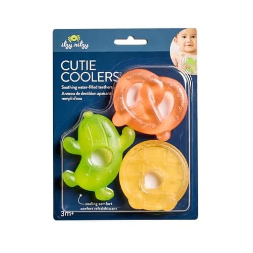 Itzy Ritzy Silly Foods Water-Filled Teethers Set of 3 | BPA-Free, Chilled Relief for Gums thumbnail 7