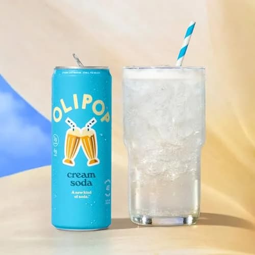 OLIPOP Cream Soda 12 Fl Oz | Prebiotic Fiber & Natural Vanilla Flavor (70-120 chars) thumbnail 6