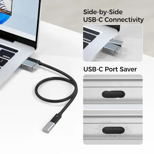 Cable Matters 80Gbps USB4 Extension Cable, 0.5m (1.6ft) | Thunderbolt 5 Compatible thumbnail 7