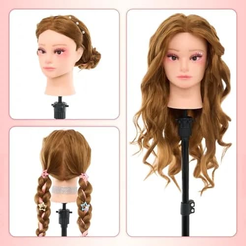 Neverland Beauty & Health Mannequin Head Human Hair 28" | Cosmetology & Styling Practice thumbnail 7
