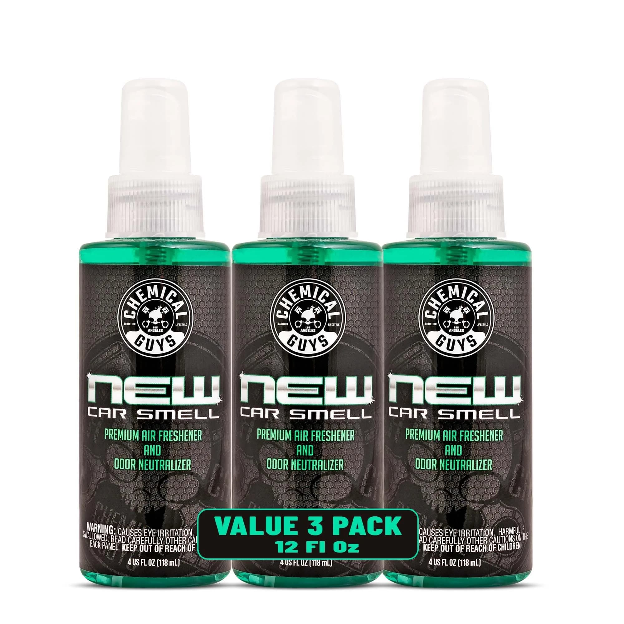 Chemical Guys New Car Smell 4 oz Air Freshener & Odor Neutralizer Spray - 3 Pack - main product image