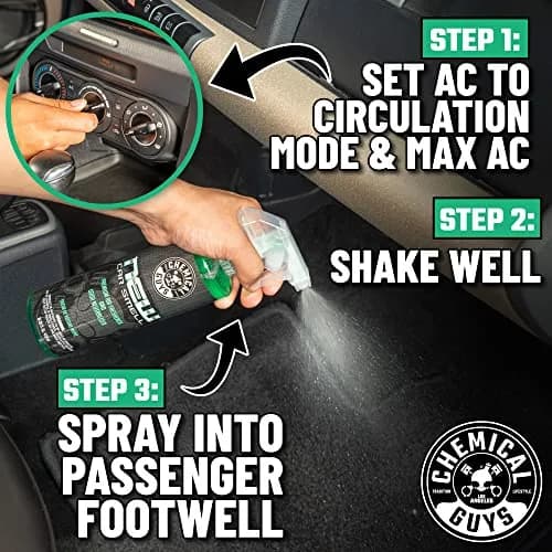 Chemical Guys New Car Smell Air Freshener & Odor Neutralizer 4 oz (120 ml) Bottles | 3 Pack thumbnail 8