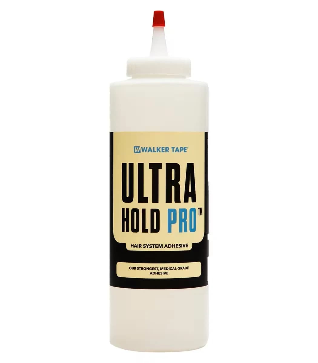 Walker Tape Ultra Hold Pro – Medical-Grade Silicone Adhesive for Hair Systems, Wigs & Toupees – Waterproof, Long-Lasting Bond (16 Fl Oz, Squeeze Bottle)