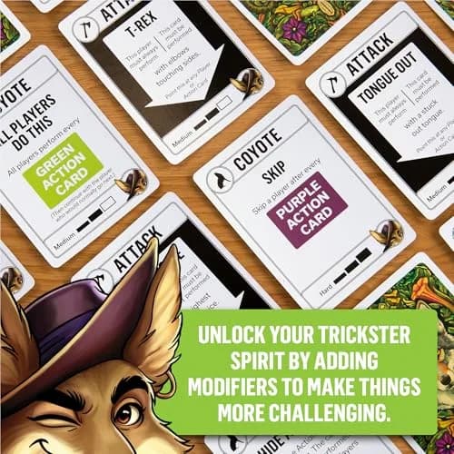 Exploding Kittens Coyote Card Game for 3-8 Players | Age 10+ | Fast & Fun Family Game thumbnail 7
