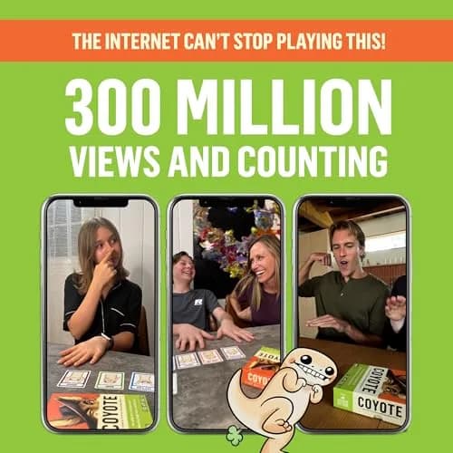 Exploding Kittens Coyote Card Game for 3-8 Players | Age 10+ | Fast & Fun Family Game thumbnail 3