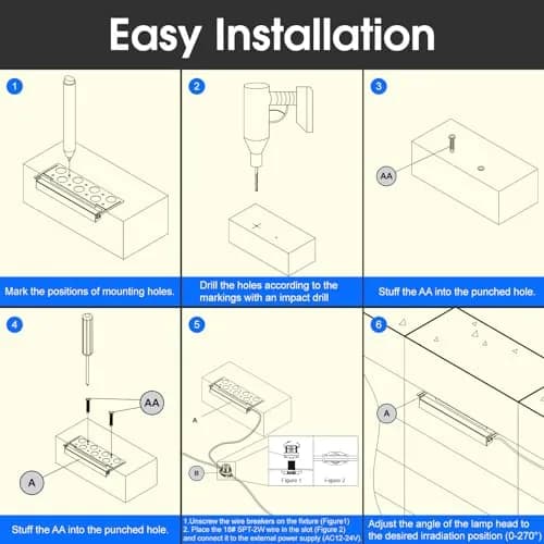 E ENERGETIC LIGHTING 7 Inch Outdoor LED Step Lights | Waterproof Landscape Lighting, 12V-24V AC/DC, 4W, Warm White thumbnail 6