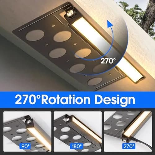 E ENERGETIC LIGHTING 7 Inch Outdoor LED Step Lights | Waterproof Landscape Lighting, 12V-24V AC/DC, 4W, Warm White thumbnail 4