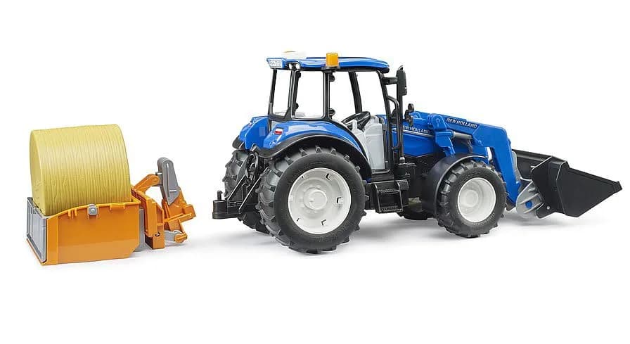 Bruder New Holland T5.120 Tractor with Front Loader | Scale 1:16, Realistic Farm Play thumbnail 6