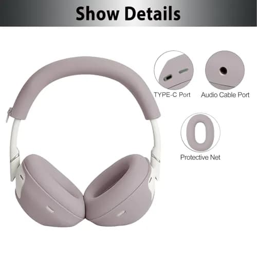 Adhiper 3-in-1 Silicone Sweat Case Cover for Sony WH-1000XM6 Headphones | Sweatproof & Washable (70-120 chars) thumbnail 6