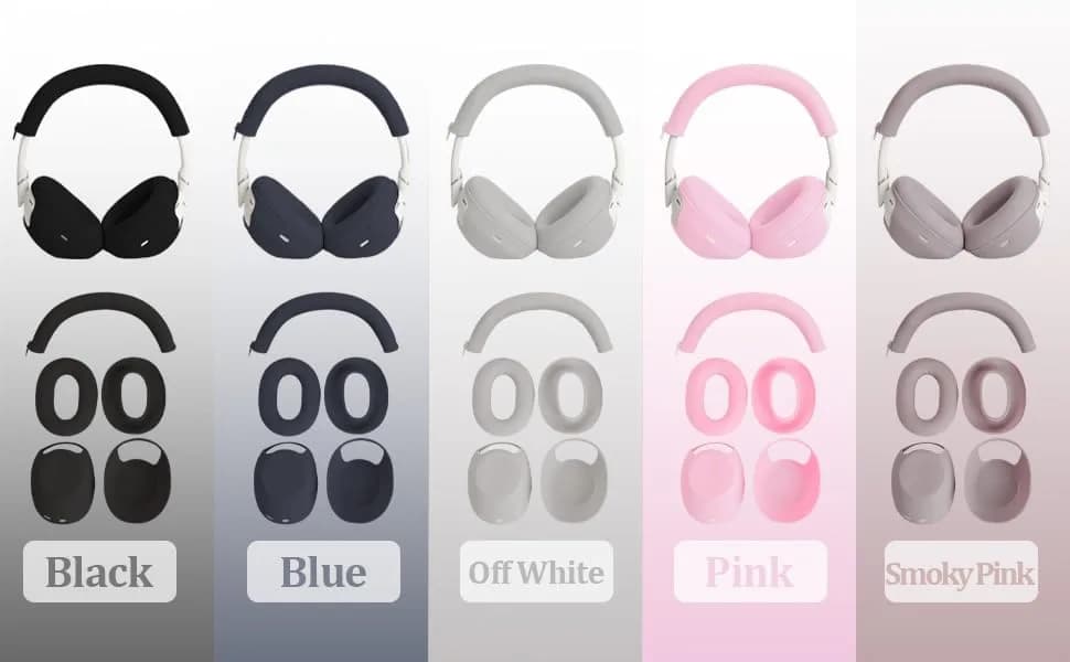 Adhiper 3-in-1 Silicone Sweat Case Cover for Sony WH-1000XM6 Headphones | Sweatproof & Washable (70-120 chars) thumbnail 10