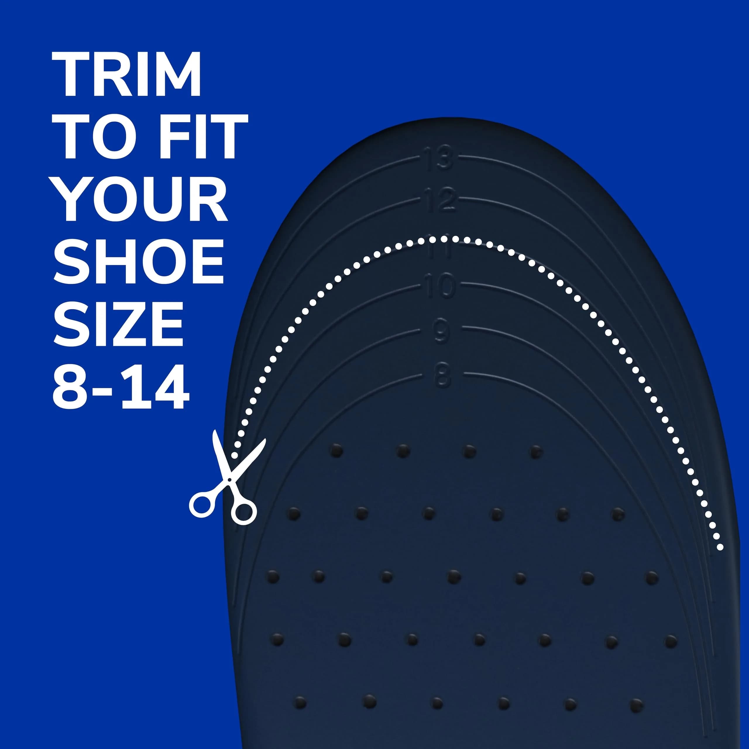 Dr. Scholl's Heavy Duty Support Orthotics for Men, Size 8-14 (2 Pairs) | Clinically Proven Pain Relief & Shock Absorption - view 7