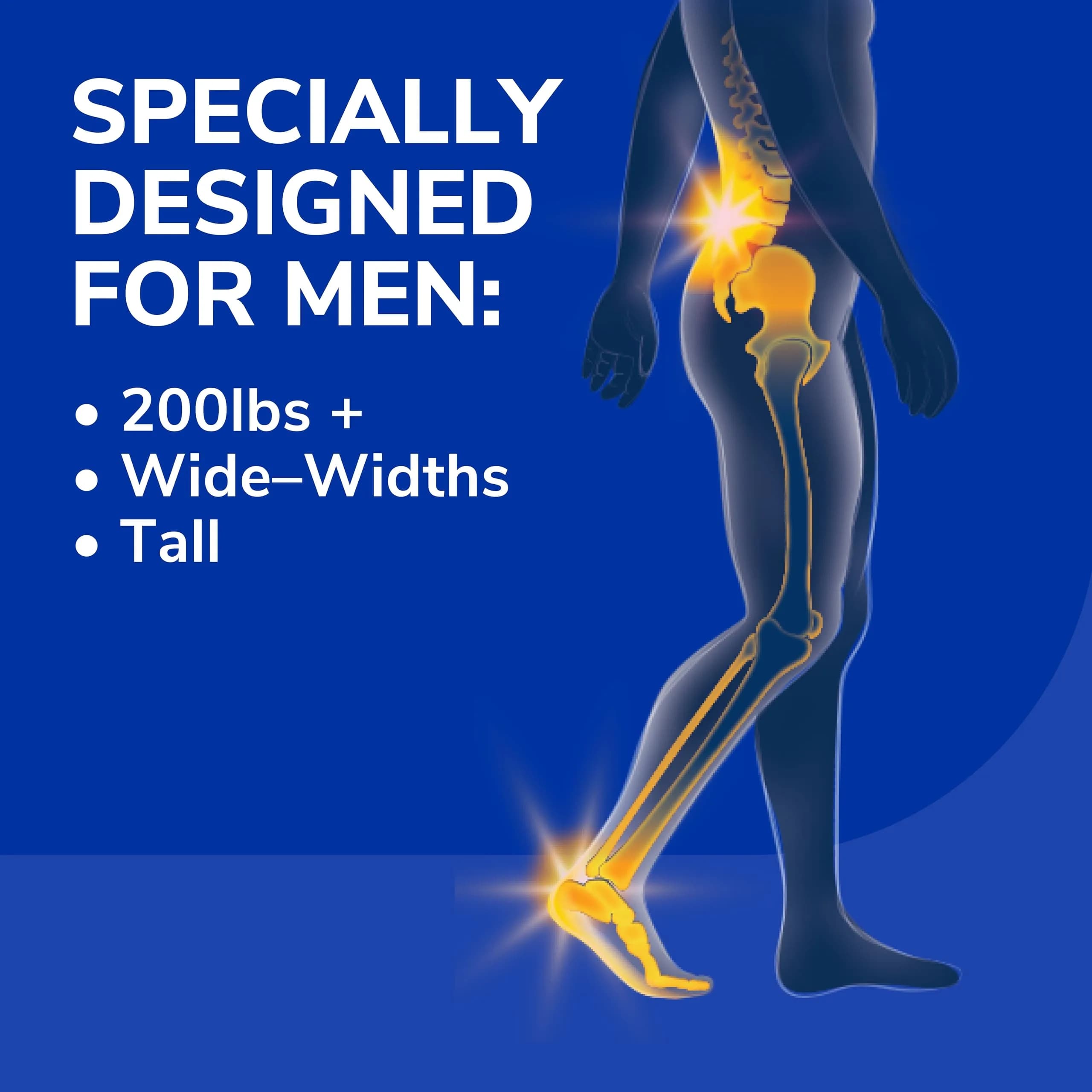Dr. Scholl's Heavy Duty Support Orthotics for Men, Size 8-14 (2 Pairs) | Clinically Proven Pain Relief & Shock Absorption - view 2