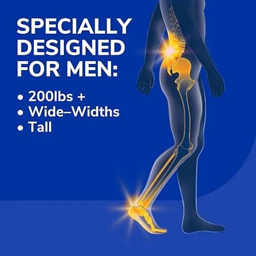 Dr. Scholl's Heavy Duty Support Orthotics for Men, Size 8-14 (2 Pairs) | Clinically Proven Pain Relief & Shock Absorption thumbnail 2
