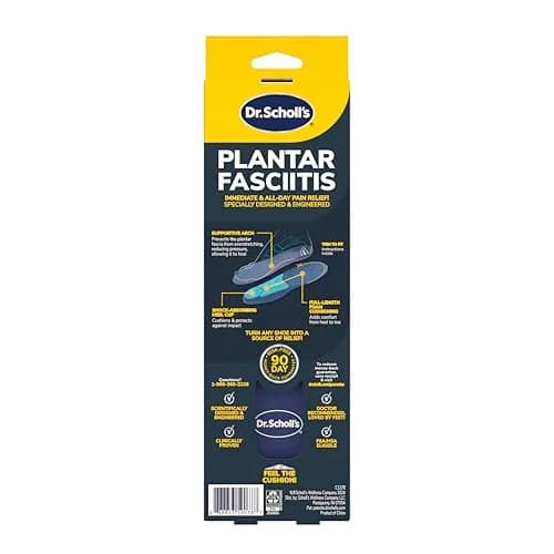 Dr. Scholl's Plantar Fasciitis Relief Orthotic Insoles for Women - Pack of 2 | Clinically Proven to Stop Recurrence thumbnail 9