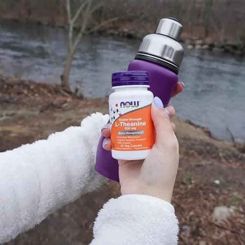NOW Foods L-Theanine with Inositol + GABA Supplements Bundle 220 Count (220 Count) | Stress Management with Neurotransmitter Support thumbnail 7