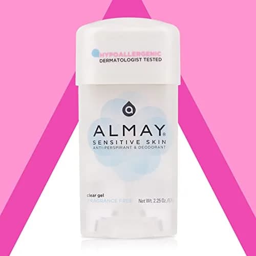 Almay Hypoallergenic Gel Antiperspirant Deodorant for Sensitive Skin, Fragrance-Free, 133ml (4.5 fl oz) | All Day Wetness Protection thumbnail 5