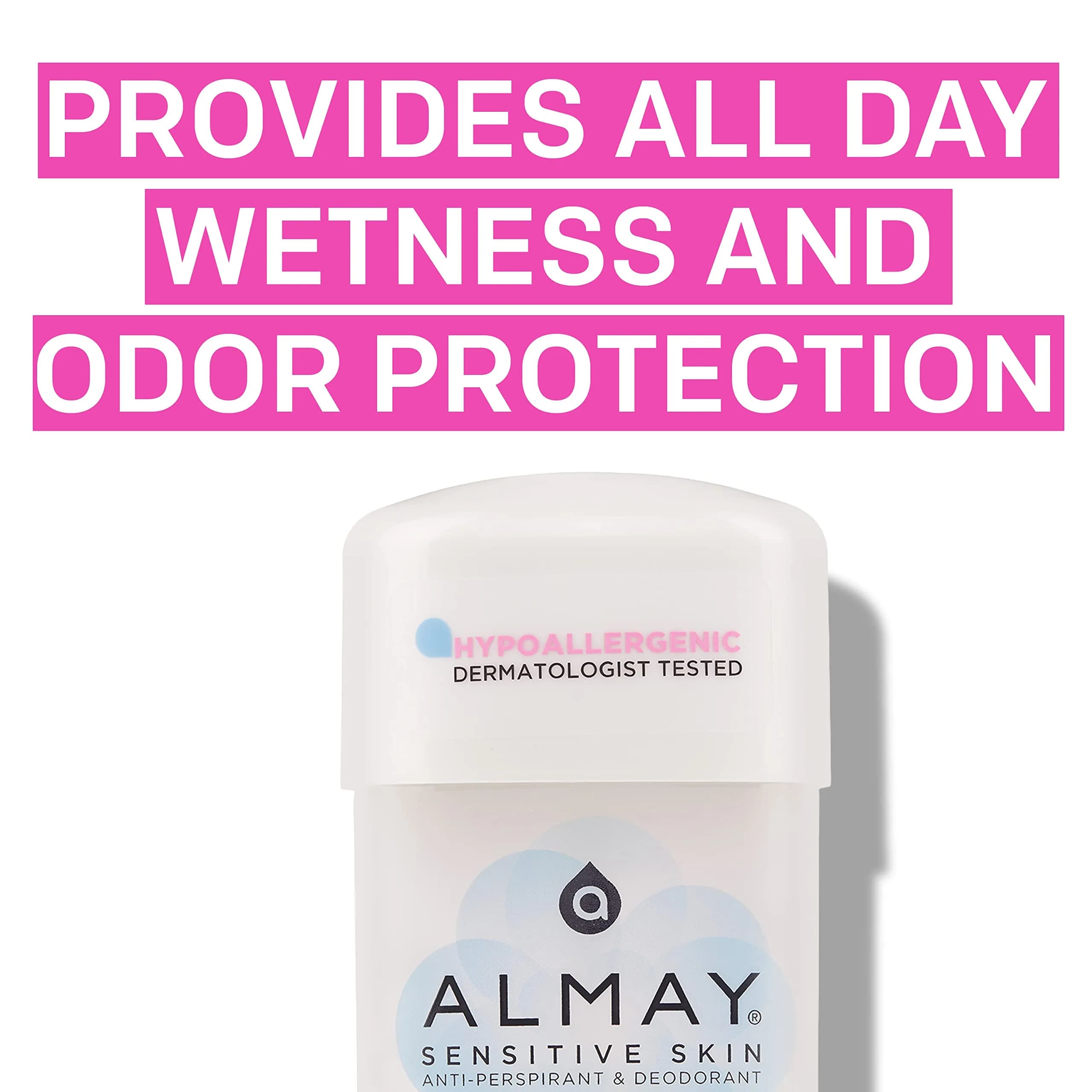 Almay Fragrance-Free Clear Gel Antiperspirant Deodorant for Women, Pack of 2, 2.25 oz Each | Hypoallergenic - view 4