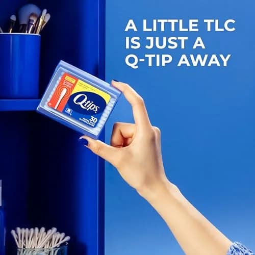 Q-tips Cotton Swabs Travel Size | 100% Cotton for First Aid & Beauty (30 Count Pack of 2) thumbnail 2