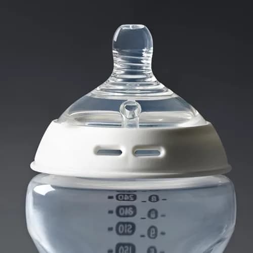 Tommee Tippee Natural Start Baby Bottle Nipples, Thicker Feed, 6m+, Pack of 4 | Breast-Like Silicone thumbnail 5
