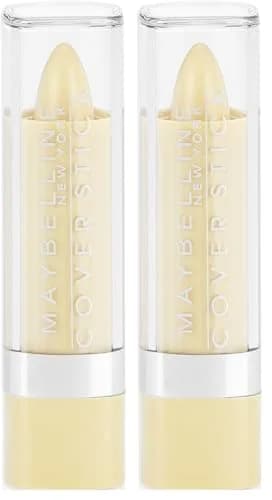 Maybelline Cover Stick Corrector Concealer 0.16 oz Pack of 2 | Yellow for Dark Circles thumbnail 1