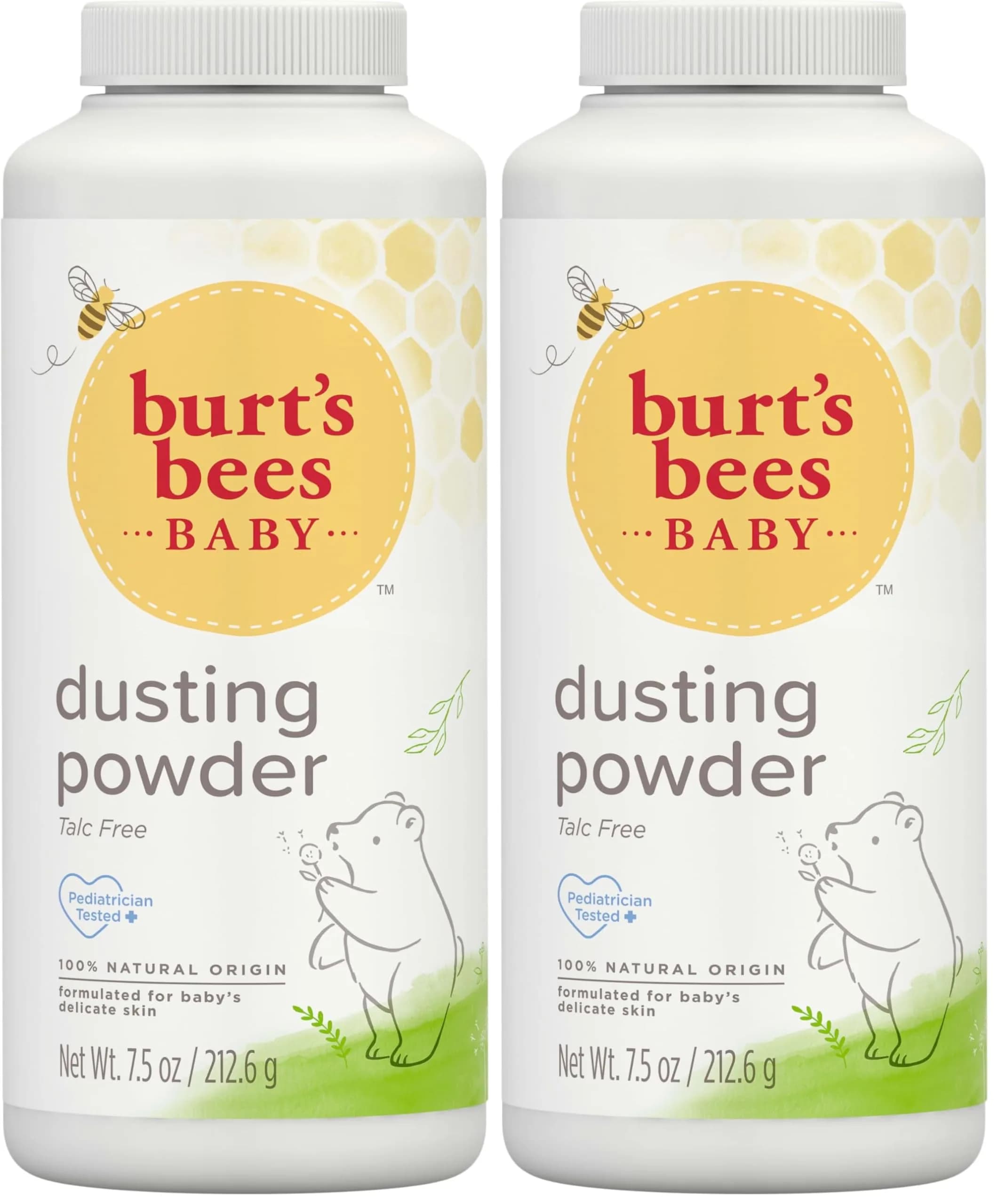 Burt's Bees Baby Dusting Powder, Talc-Free Cornstarch Baby Powder 15 oz (444 ml) | Hypoallergenic for Sensitive Skin - main product image