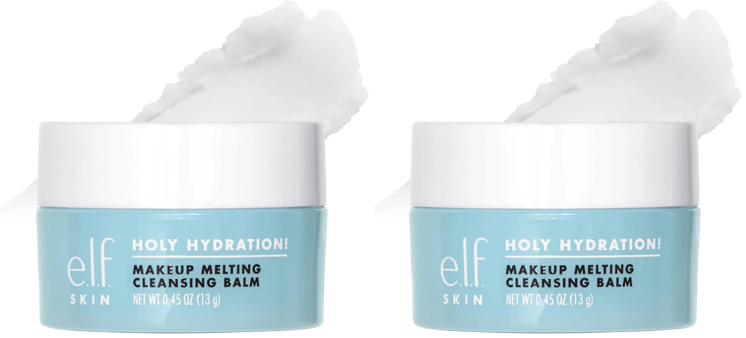 e.l.f. SKIN Mini Holy Hydration! Makeup Melting Cleansing Balm 22ml (0.75 Fl Oz) | Melts Makeup, Hydrates Skin