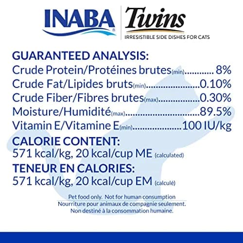 INABA Twins for Cats Tuna & Chicken with Scallop Recipe, 29.52ml (1.23 Fl Oz) per Serving | Hydrating Low-Calorie Cat Treat thumbnail 7