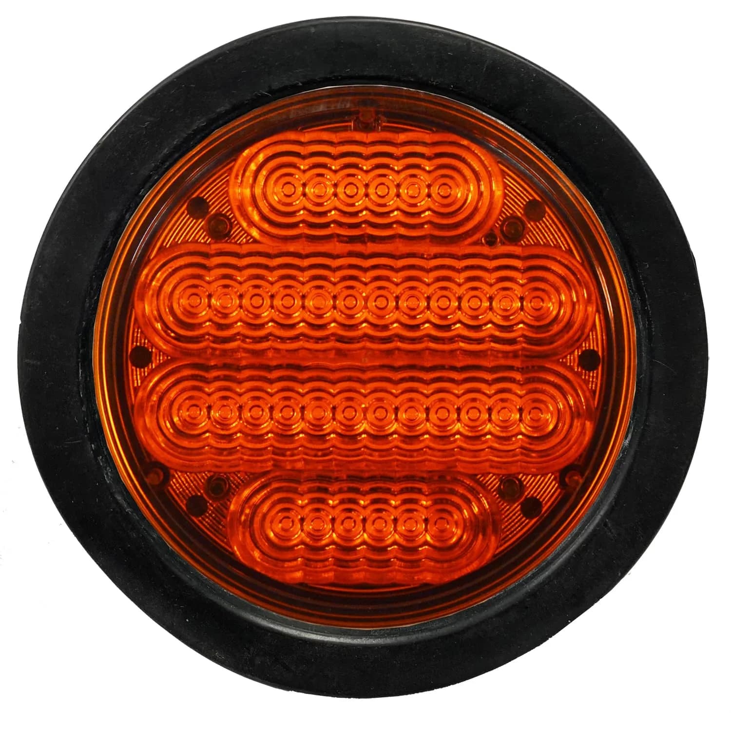 Star Safety Technologies by Grote DLXTHR-8-A Emergency Lighting 4" Amber LED Weatherproof Grommet Mount 10-30V | Rugged, Weatherproof — Orange