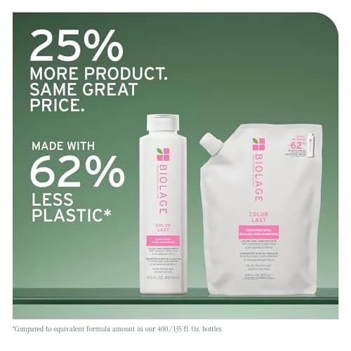 Biolage Color Last Conditioner Refill – For Color-Treated Hair, 16.9 fl oz | Nourishes & Preserves Salon Color thumbnail 5