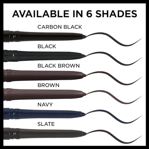 L'Oreal Paris Infallible Never Fail Mechanical Eyeliner Pencil Black Brown 0.008 oz (Pack of 2) | Smudge-Proof Up to 16 Hours thumbnail 5