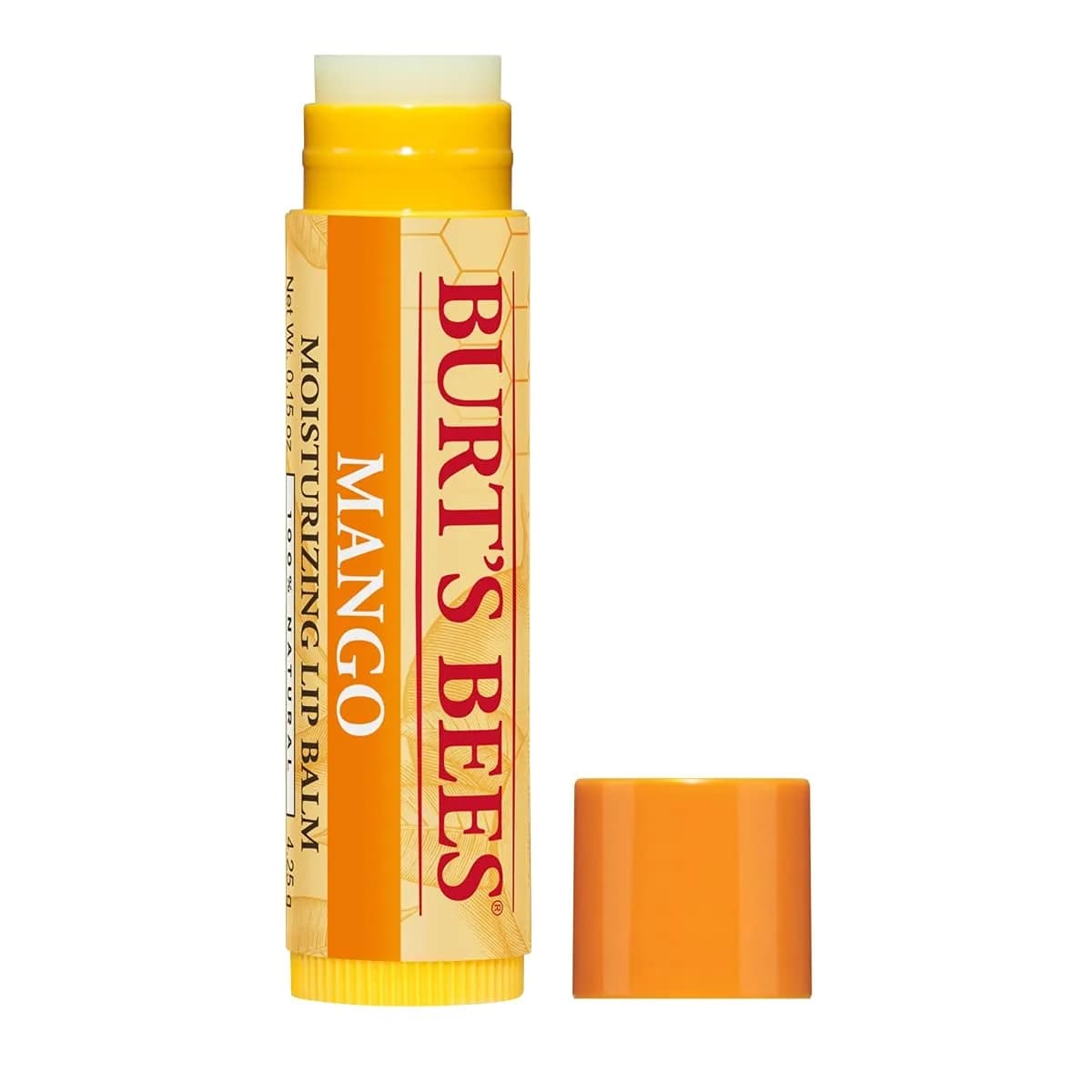 Burt's Bees Mango Lip Balm 0.15 oz (0.44 ml) | Natural Origin Conditioning Treatment - view 9