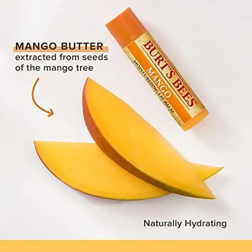 Burt's Bees Mango Lip Balm 0.15 oz (0.44 ml) | Natural Origin Conditioning Treatment thumbnail 2