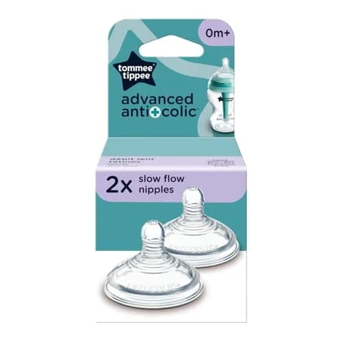 Tommee Tippee Advanced Anti-Colic Nipples Slow Flow 4 Count (0.11 lb) | Gentle Latch for Breastfeeding Transition thumbnail 8