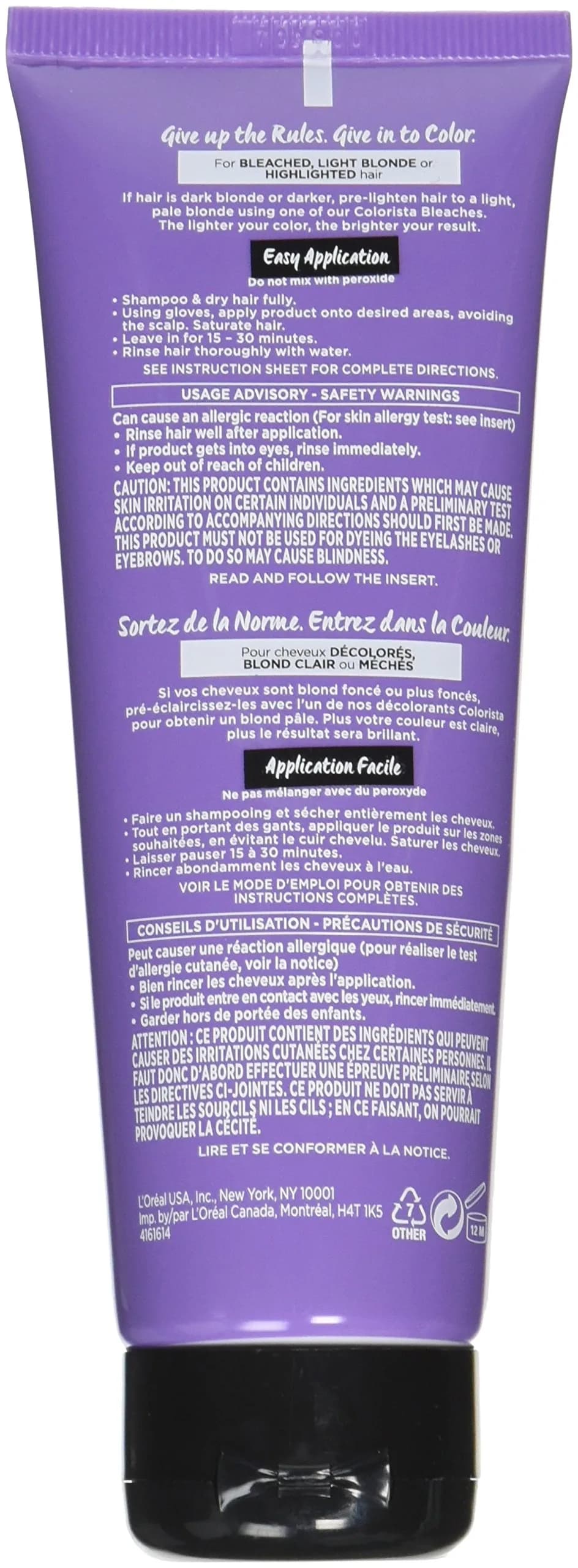 L'Oreal Paris Colorista Semi-Permanent Hair Color Soft Pink - Purple (Pack of 2) - view 3