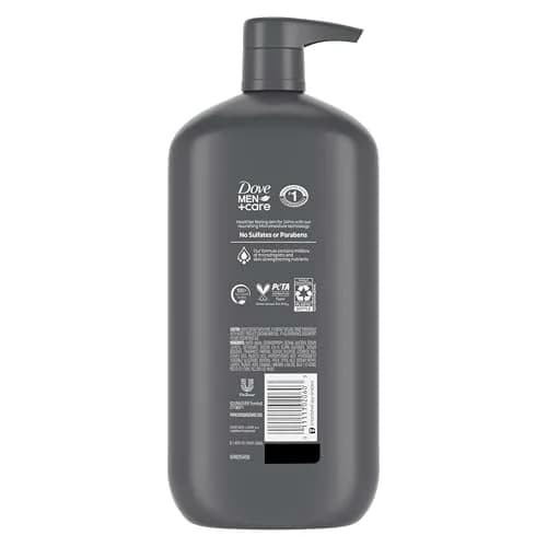 DOVE MEN + CARE Extra Fresh Body and Face Wash 1.89 L (60 Fl Oz) | Nourishes Skin All Day thumbnail 2