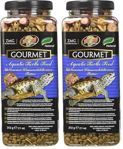 Zoo Med Gourmet Aquatic Turtle Food 22 oz (1.7 lb) | High Protein Treat for Growing Turtles thumbnail 1